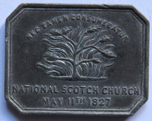 Load image into Gallery viewer, National Scotch Church 1827 Communion Token Regent Square London
