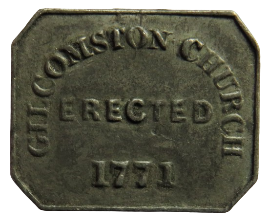 Gilcomston Church Erected 1771 Communion Token 19thC Scotland