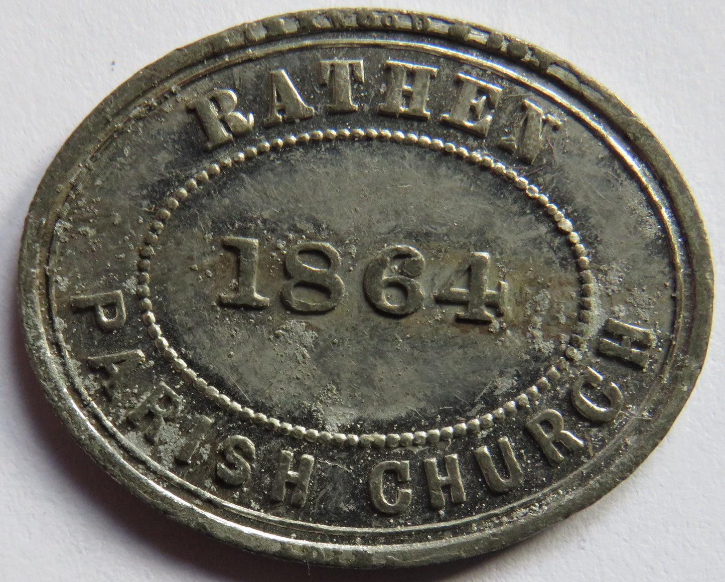 1864 Rathen Parish Church Communion Token - Scotland