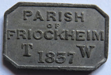 Load image into Gallery viewer, The Free Church of Friockheim 1837 Communion Token - Scotland
