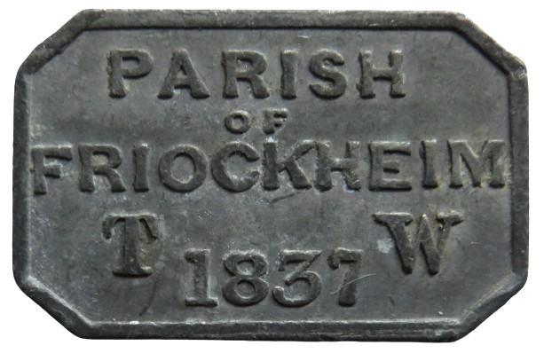 The Free Church of Friockheim 1837 Communion Token - Scotland