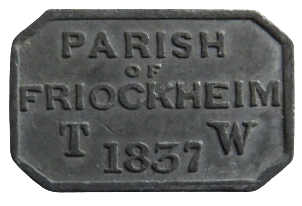 The Free Church of Friockheim 1837 Communion Token - Scotland