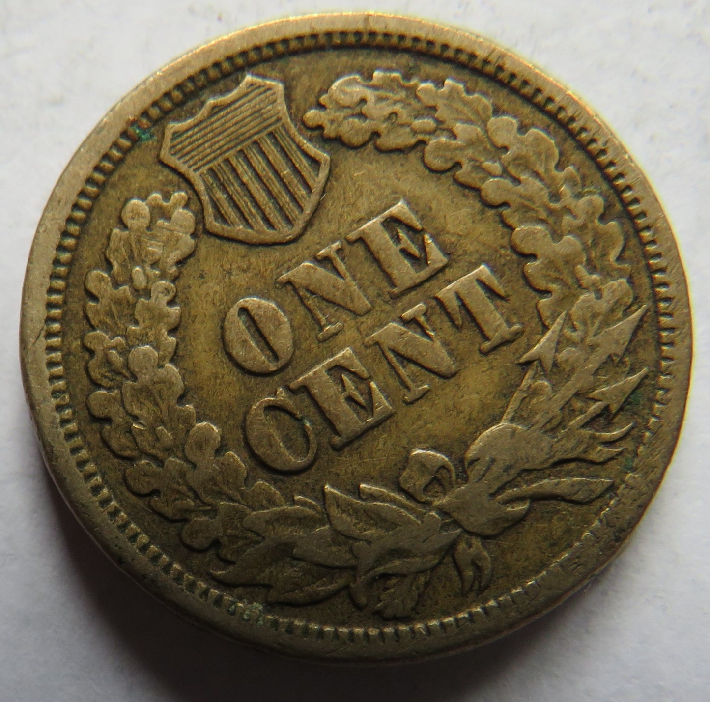 1863 USA Indian Head One Cent Coin