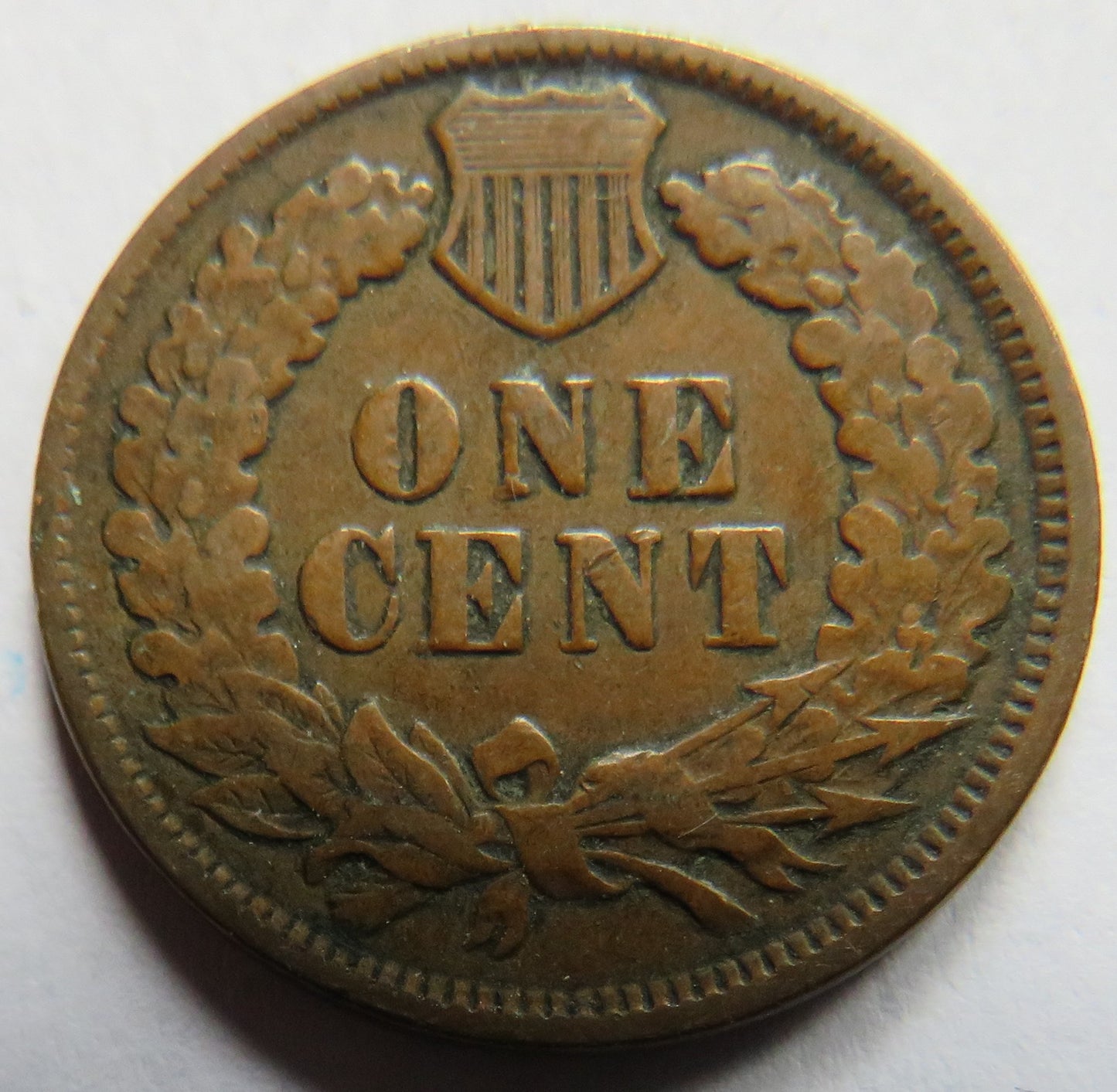 1890 USA Indian Head One Cent Coin