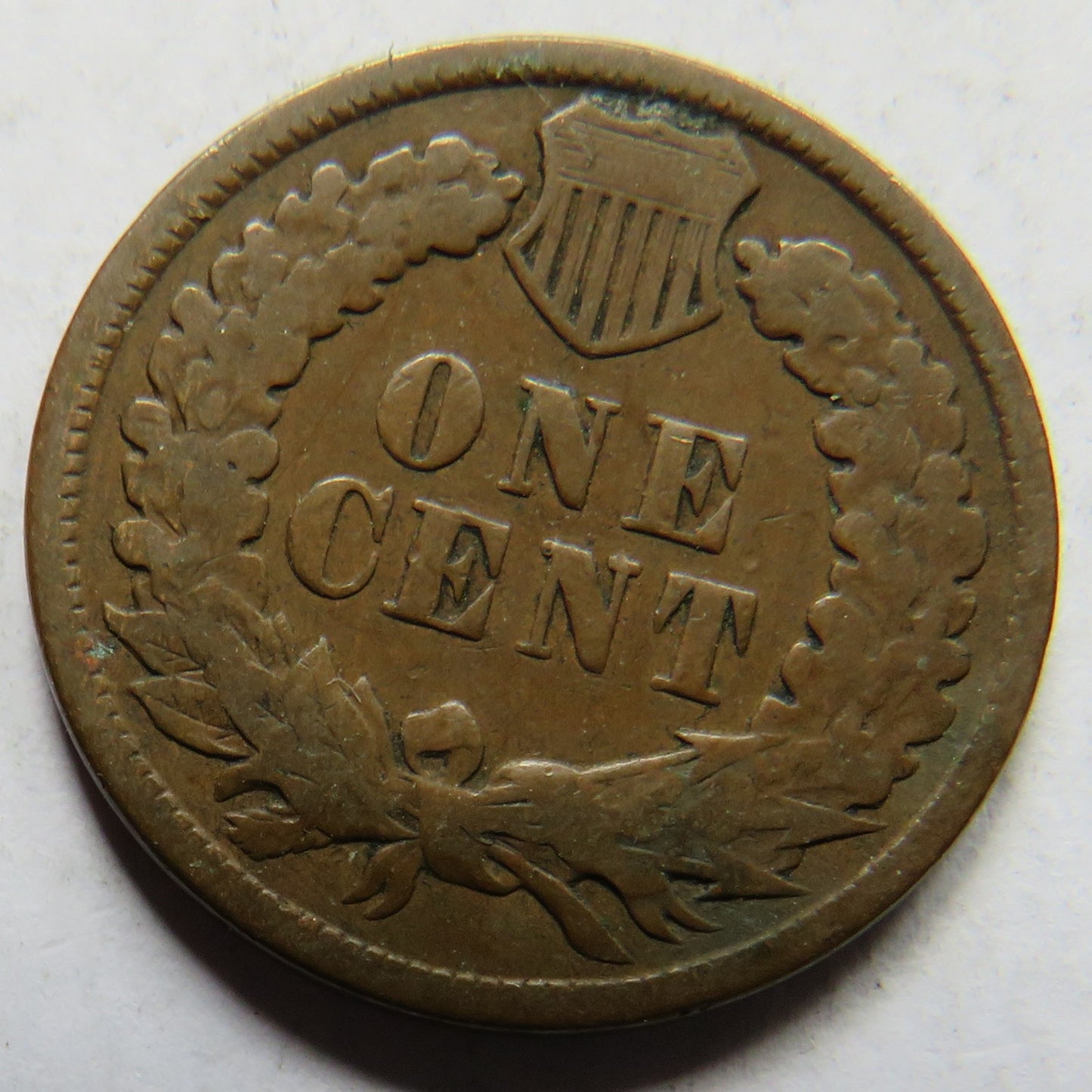 1890 USA Indian Head One Cent Coin