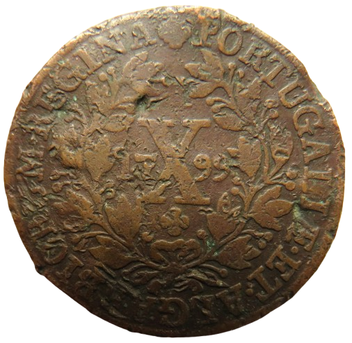 1799 Portugal 10 Reis Coin