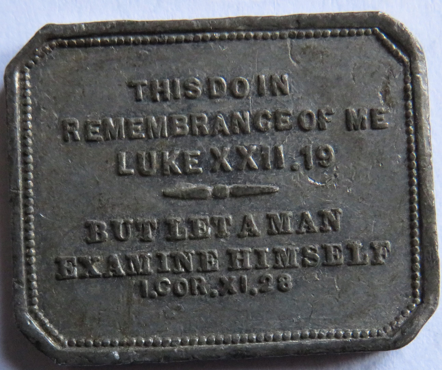 English Free Church Inverness 1844 Communion Token - Scotland