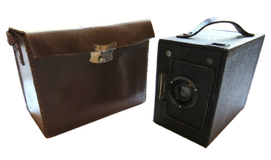 Box Ensign 2 1/4B Rapid Recliner Vintage Box Camera