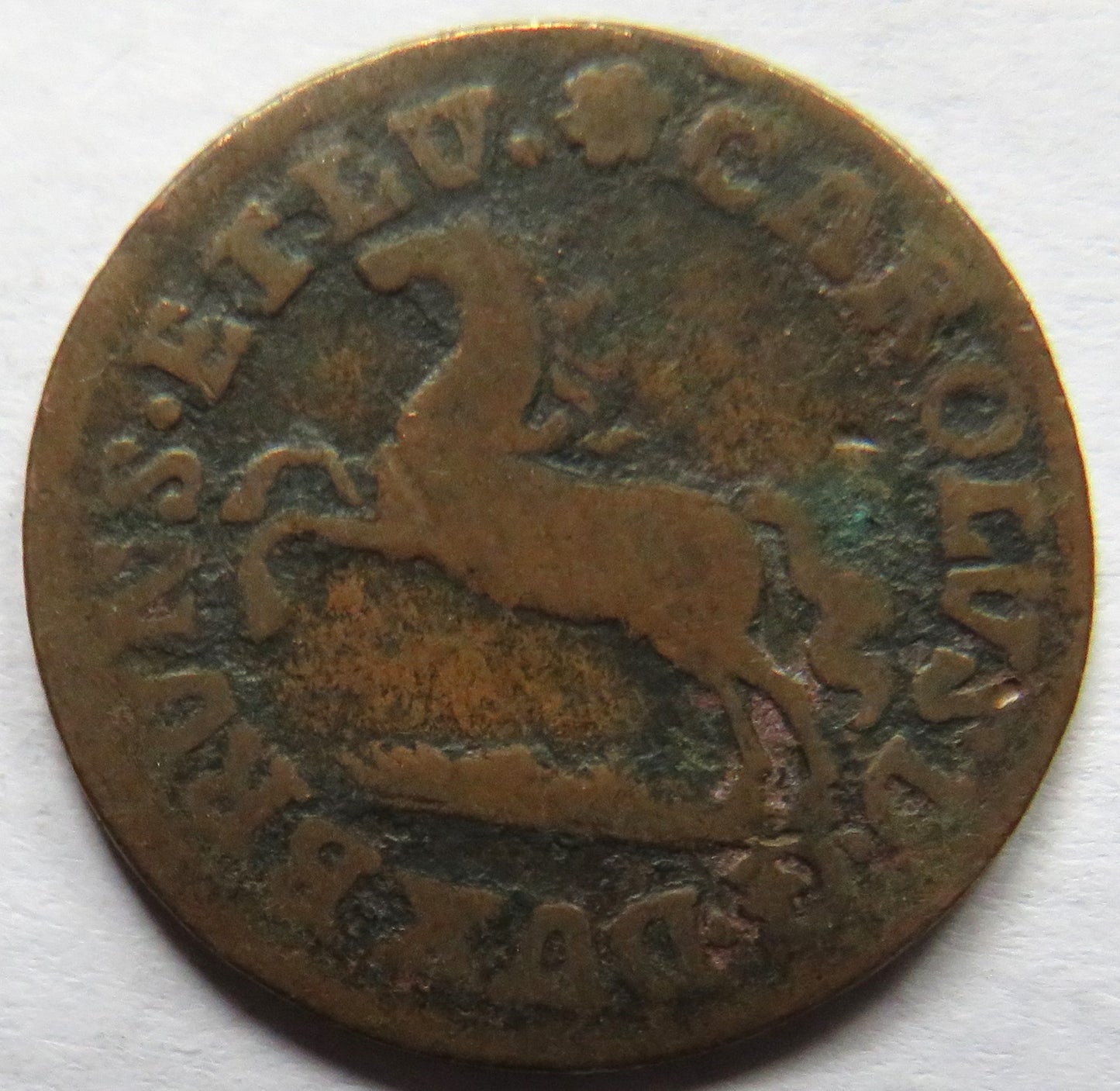 1772 German States Principality of Brunswick-Wolfenbüttel 1 Pfennig Coin