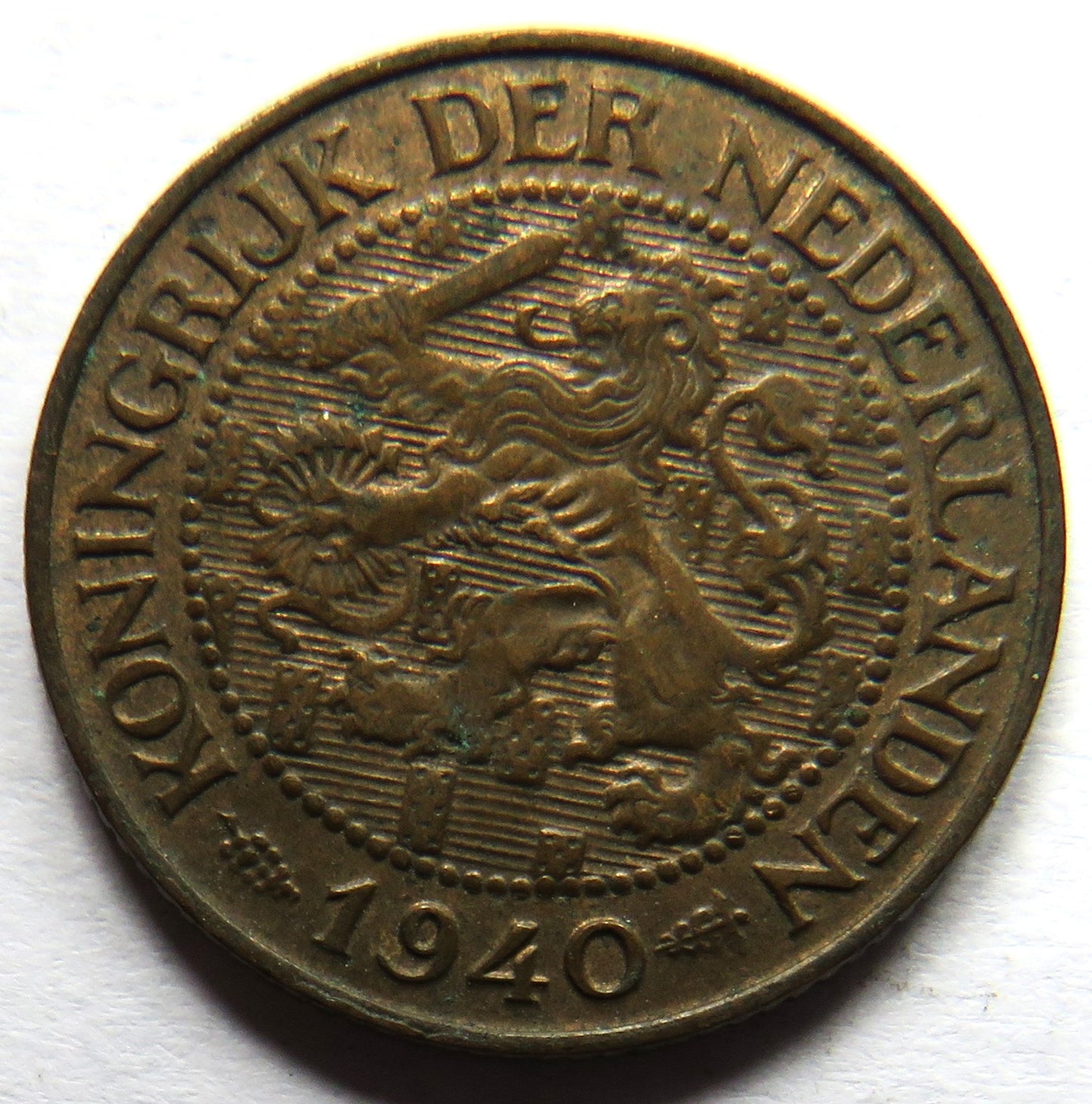 1940 Netherlands One Cent Coin
