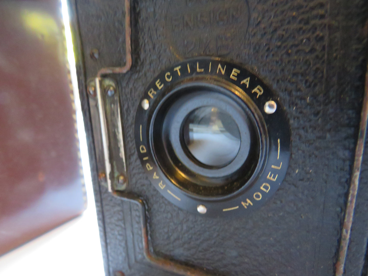 Box Ensign 2 1/4B Rapid Recliner Vintage Box Camera