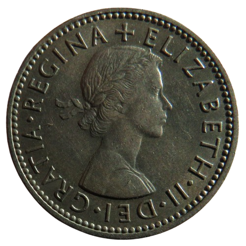 1959 Queen Elizabeth II Scottish Shilling Coin Better Grade - Great Britain