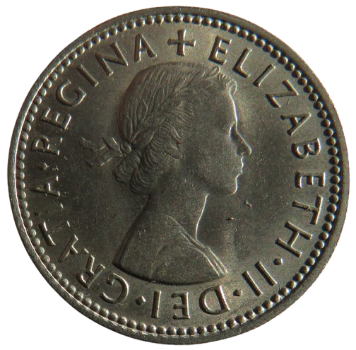 1963 Queen Elizabeth II Scottish Shilling Coin High Grade - Great Britain