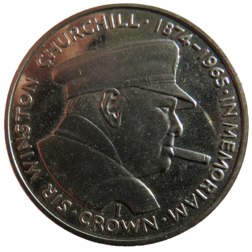 1990 Isle of Man Commemorative Crown - Winston Churchill