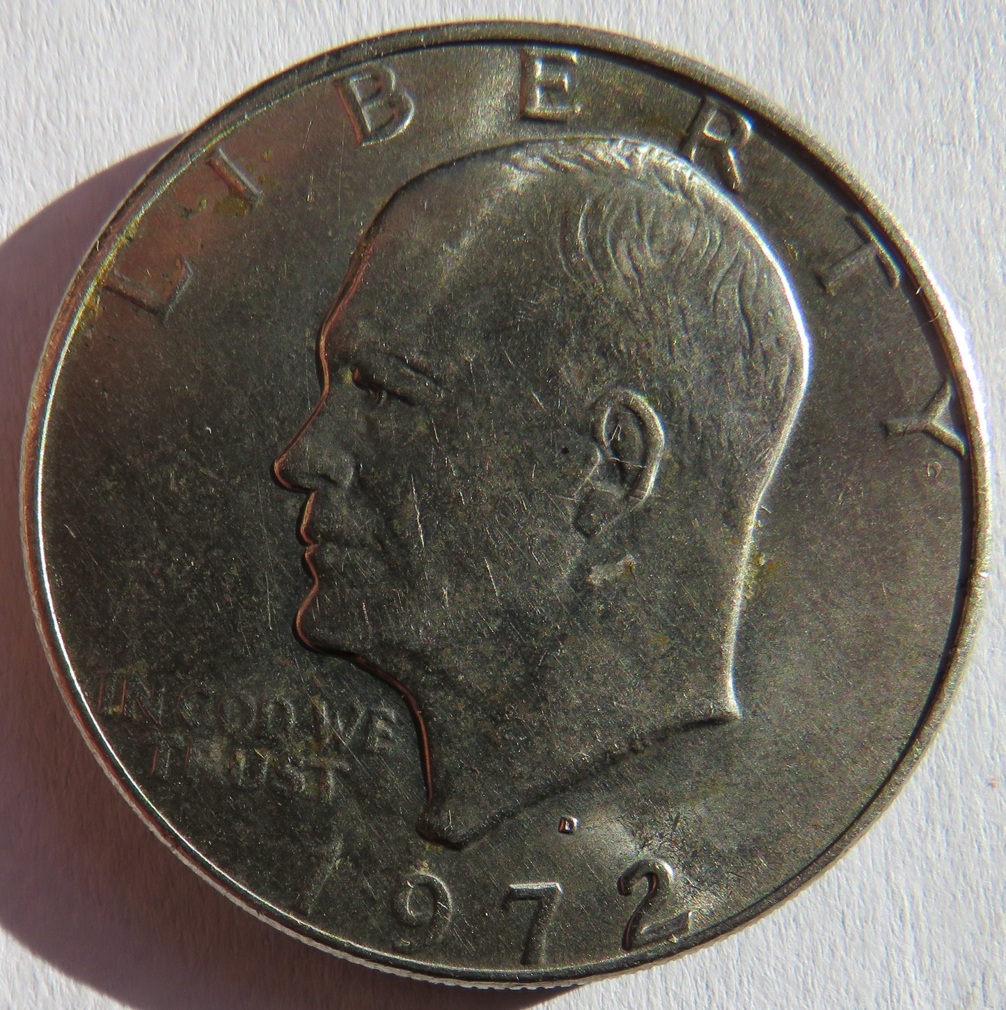 1972 USA Eisenhower $1 One Dollar Coin
