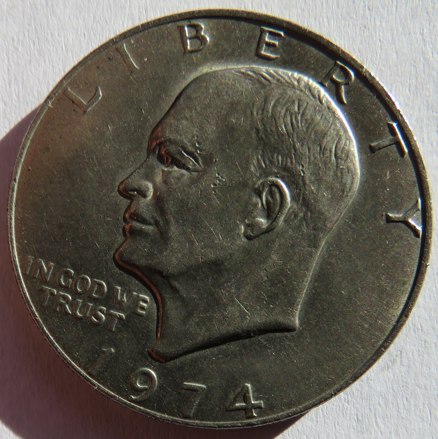 1974 USA Eisenhower $1 One Dollar Coin