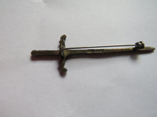 Load image into Gallery viewer, Vintage Sterling Silver Sword Brooch / Kilt Pin Edinburgh Hallmarks
