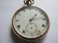 Load image into Gallery viewer, Antique 10k Gold Filled Pocket Watch S.W.C. Co
