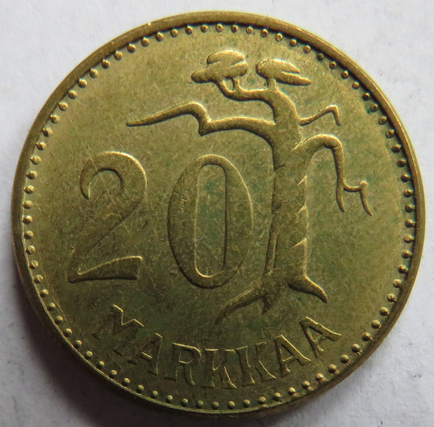 1954 Finland 20 Markkaa Coin