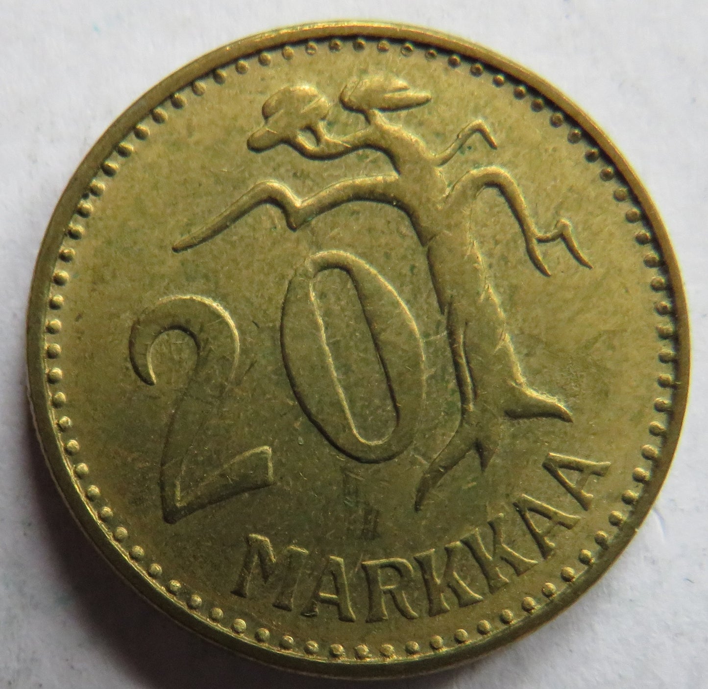 1954 Finland 20 Markkaa Coin