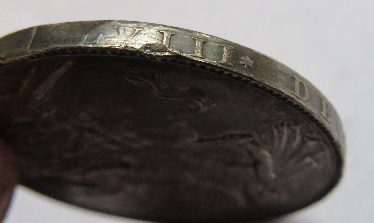 1895 LVIII Queen Victoria Silver Crown Coin In Better Grade - Great Britain