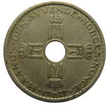 Load image into Gallery viewer, 1927 Norway One Krone Coin
