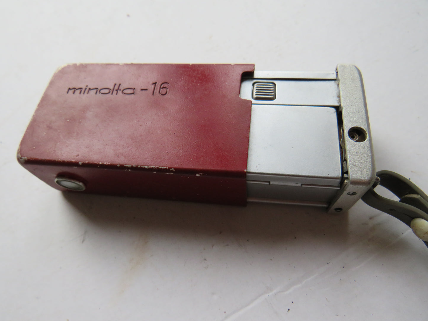 Minolta 16 Subminiature Red Vintage Japanese Camera