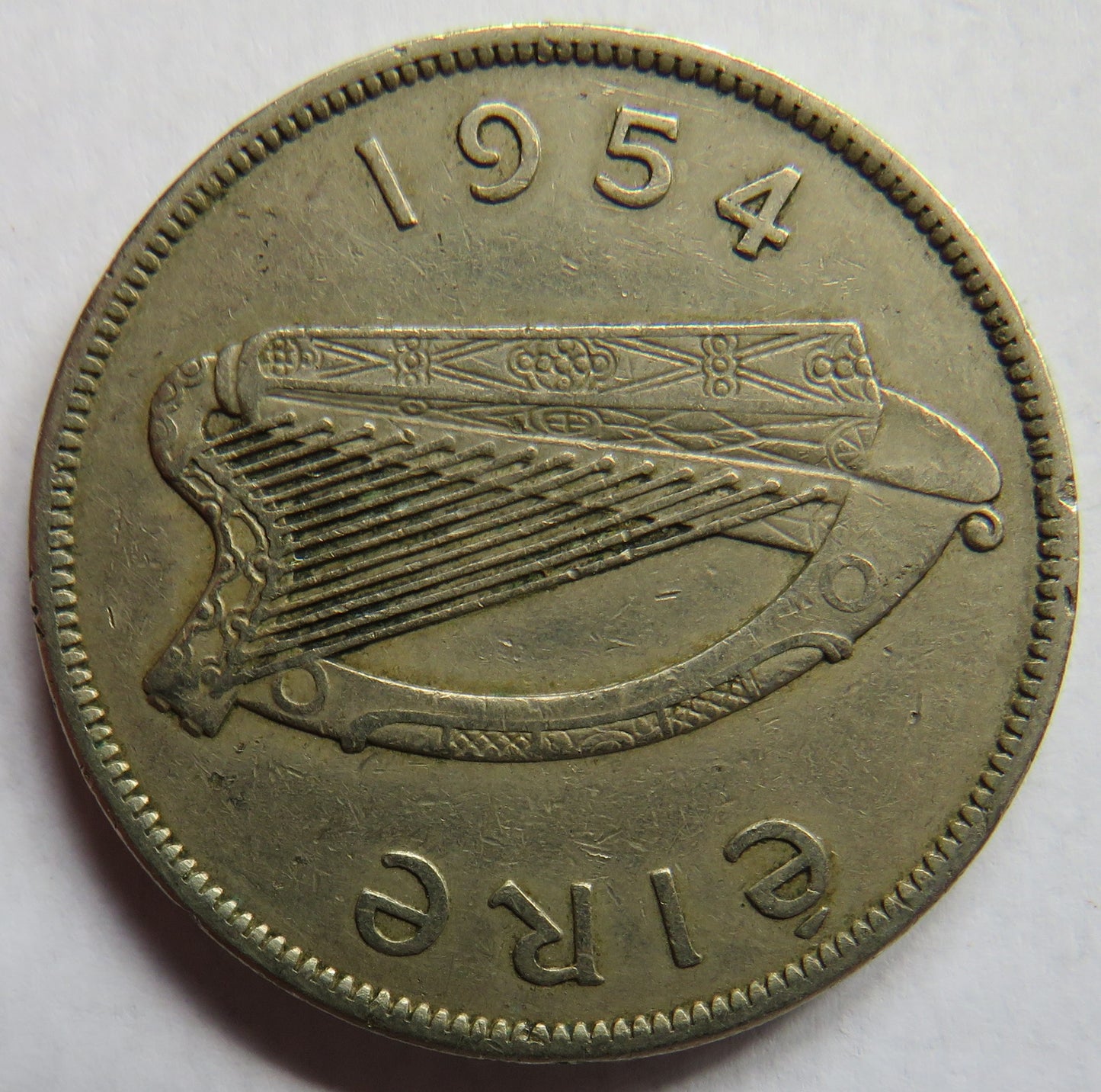 1954 Ireland Eire Halfcrown Coin