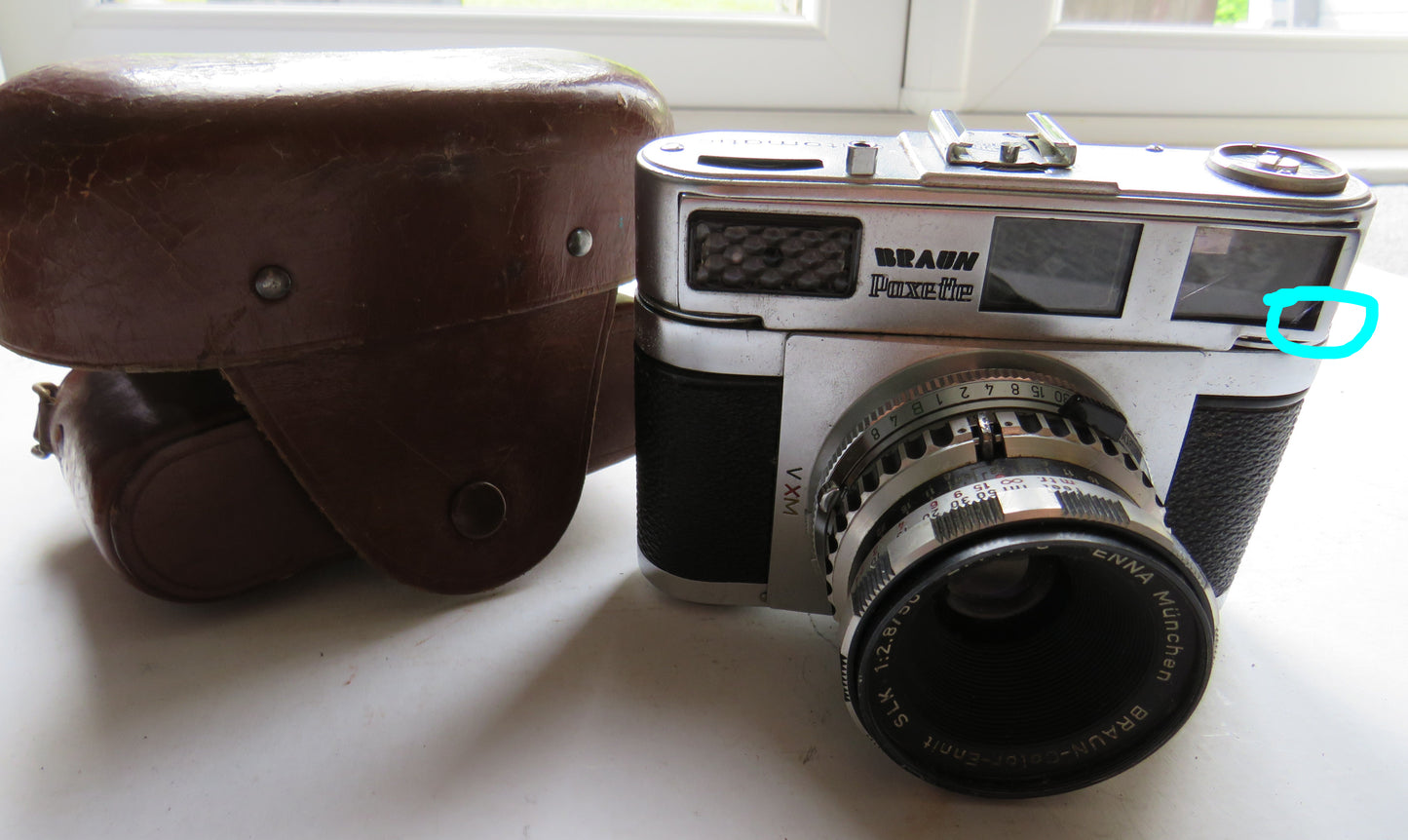 Braun Paxette Automatic Super III 35mm Rangefinder Camera