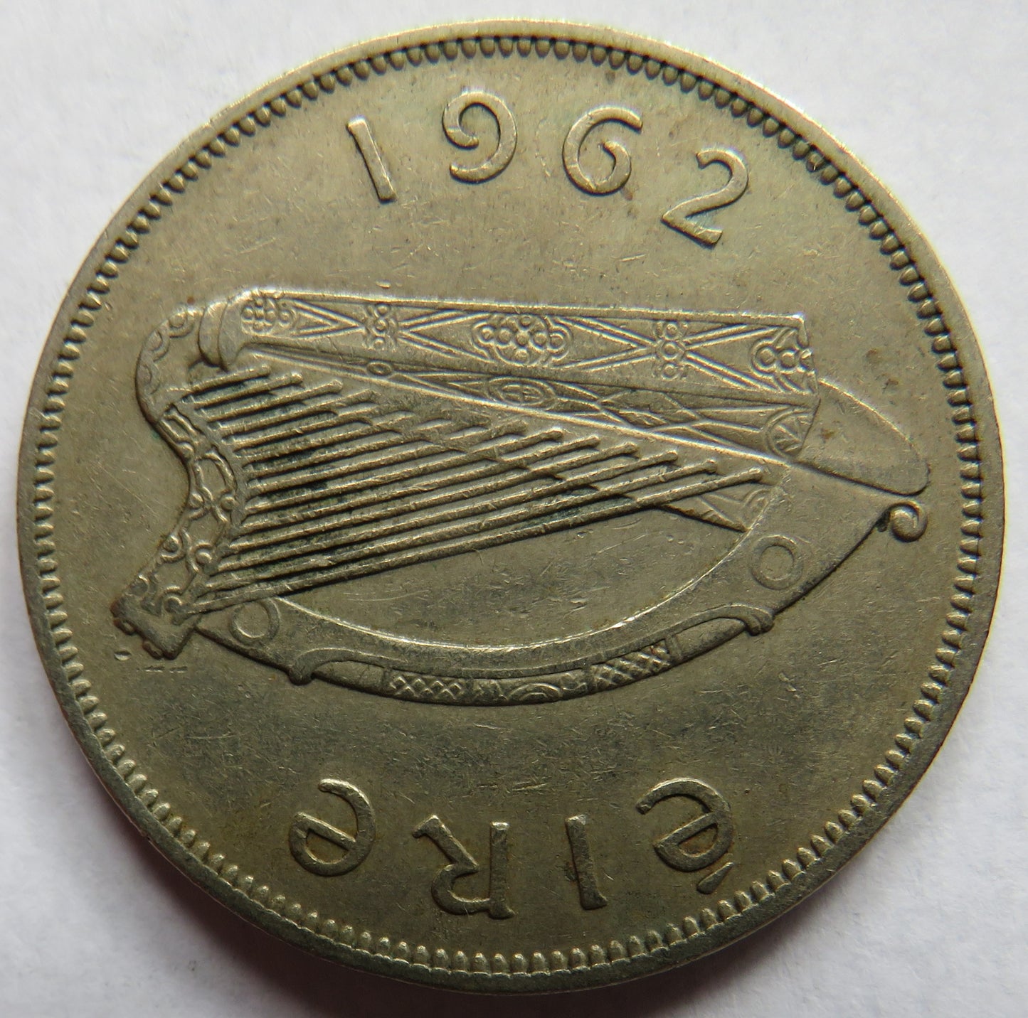 1962 Ireland Eire Halfcrown Coin