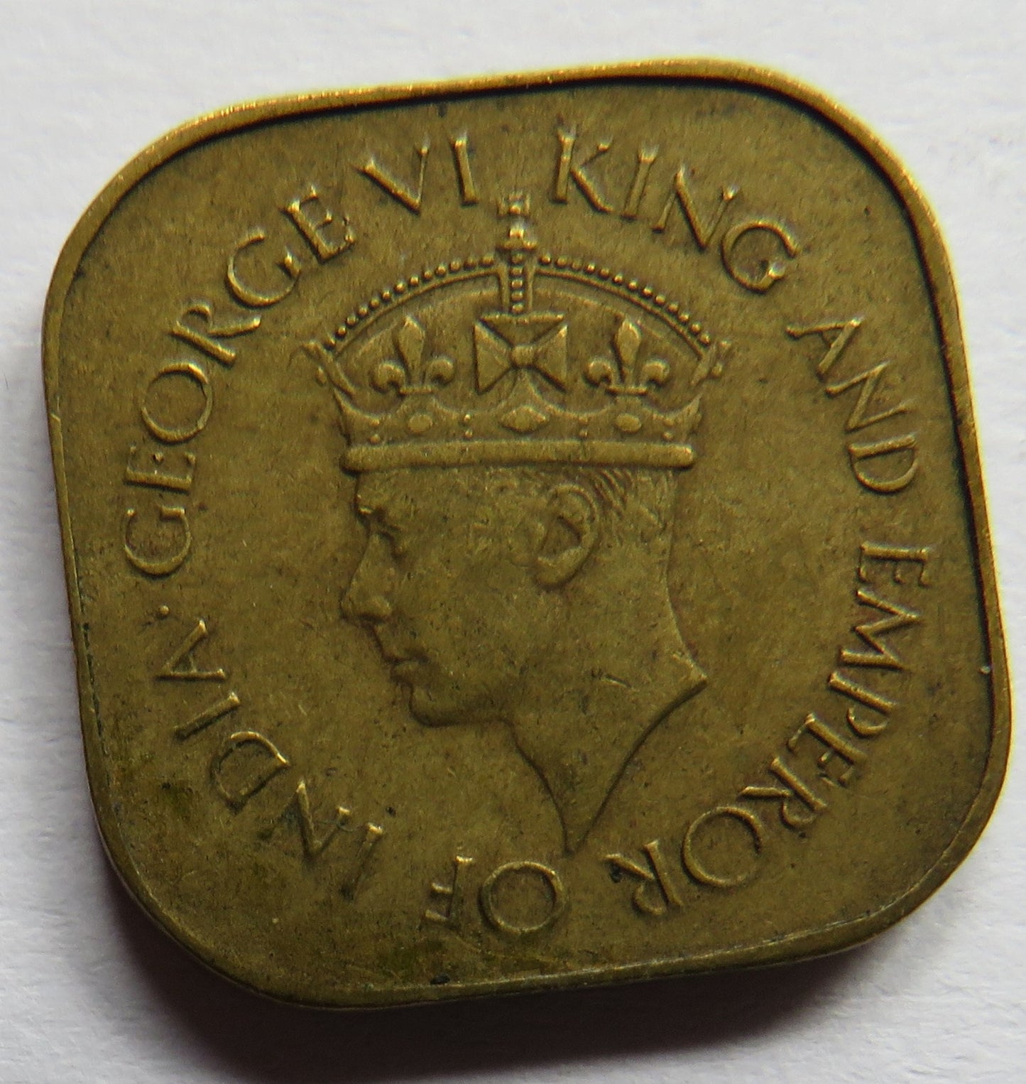 1942 King George VI Ceylon 5 Cents Coin