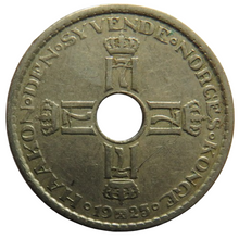 Load image into Gallery viewer, 1925 Norway One Krone Coin
