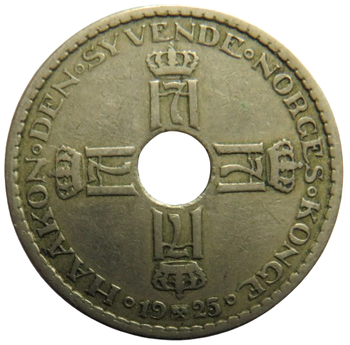 1925 Norway One Krone Coin