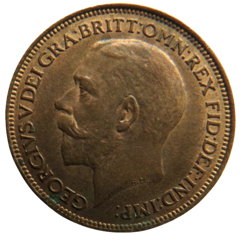 1922 King George V Farthing Coin In Higher Grade - Great Britain