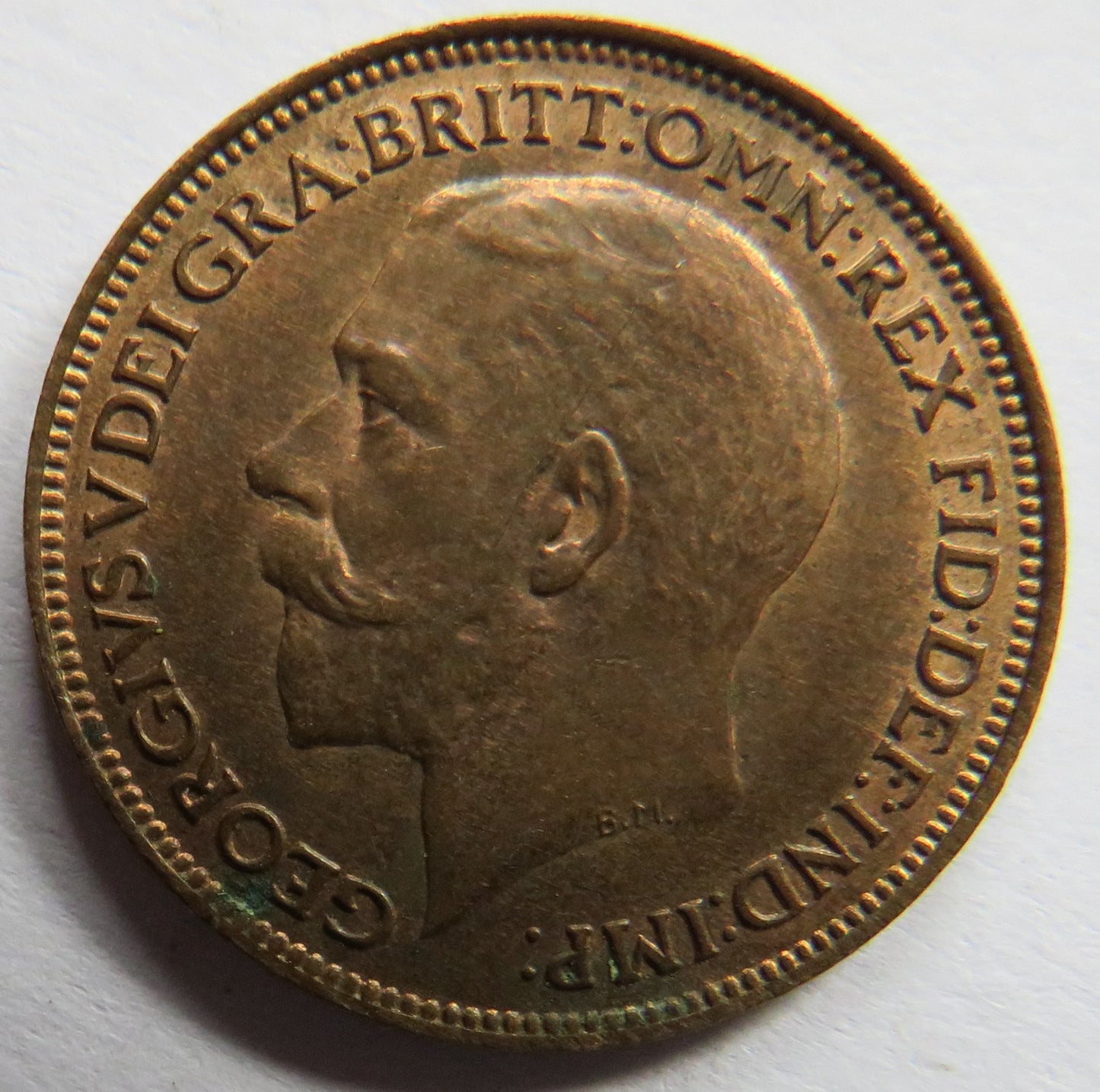 1922 King George V Farthing Coin In Higher Grade - Great Britain