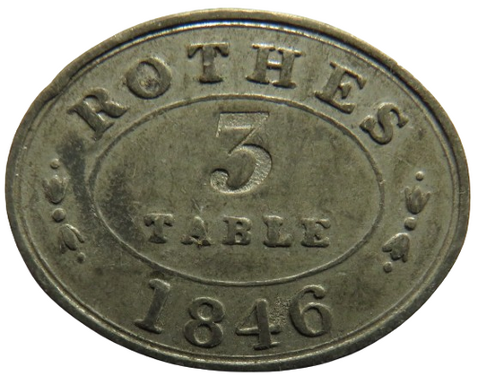 1846 Rothes Scottish Church Communion Token