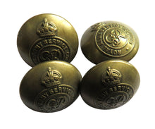 Load image into Gallery viewer, Antique Set of 4 Royal Army Service Corps Buttons By Gaunt, London
