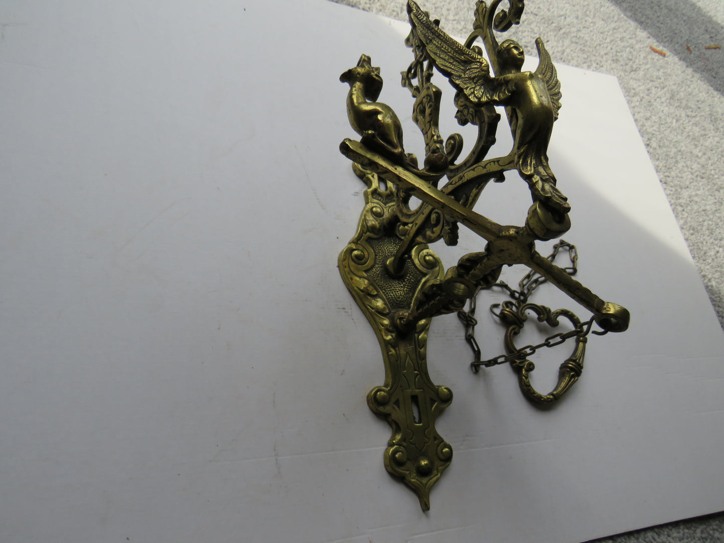 Antique Wall Mounted Brass Door Bell
