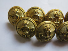 Load image into Gallery viewer, Antique Set of 10 Buttons Of Royal Navy Yacht Club By Firmin &amp; Sons.
