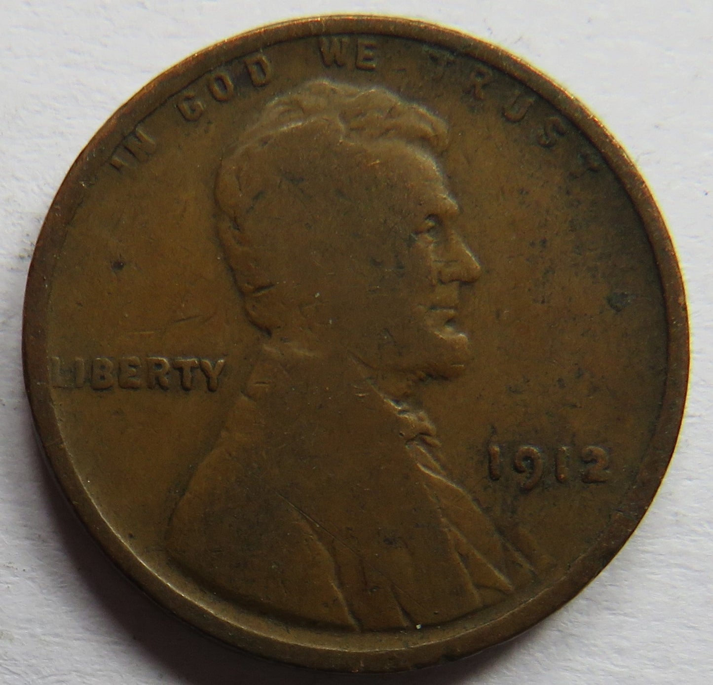 1912 USA Lincoln One Cent Coin