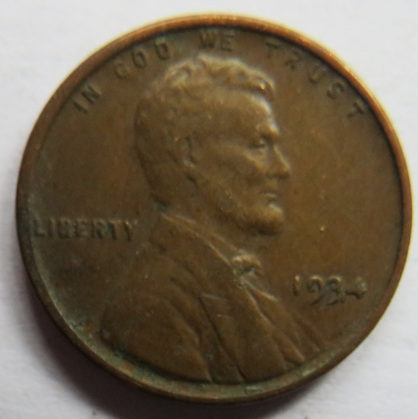 1934 USA Lincoln One Cent Coin
