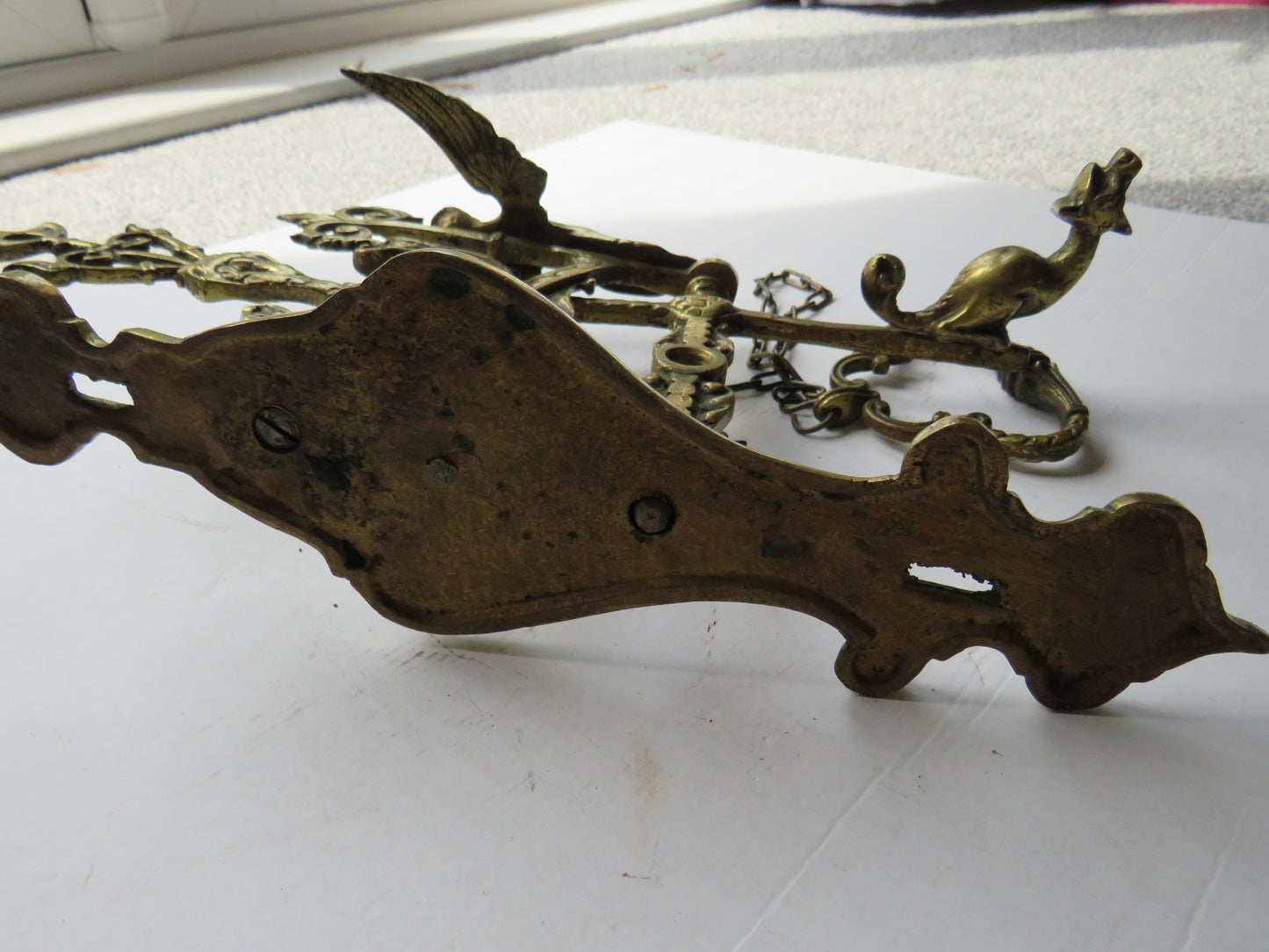 Antique Wall Mounted Brass Door Bell