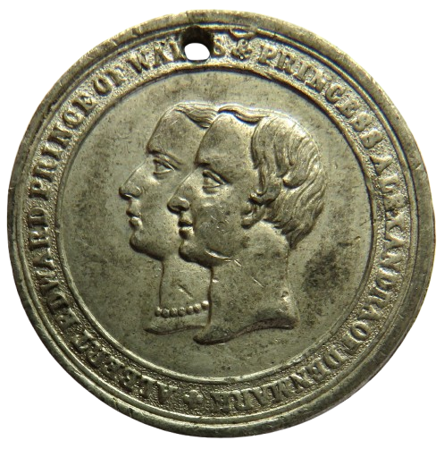 1863 Prince of Wales & Princess Alexandra of Denmark Marriage Medal