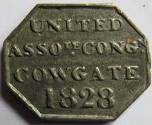 Load image into Gallery viewer, 1828 Cowgate United Associate Congregation Church Communion Token

