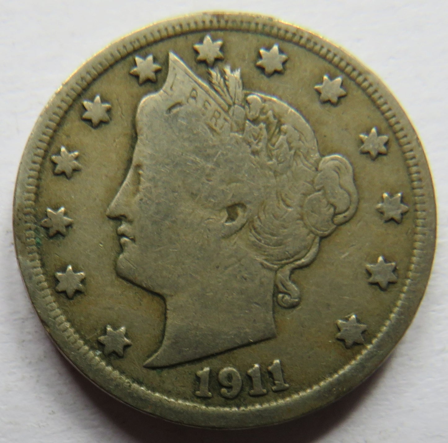 1911 USA Liberty Head Nickel / 5 Cents Coin