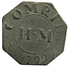 Load image into Gallery viewer, 1799 Comrie H.M Scottish Church Communion Token
