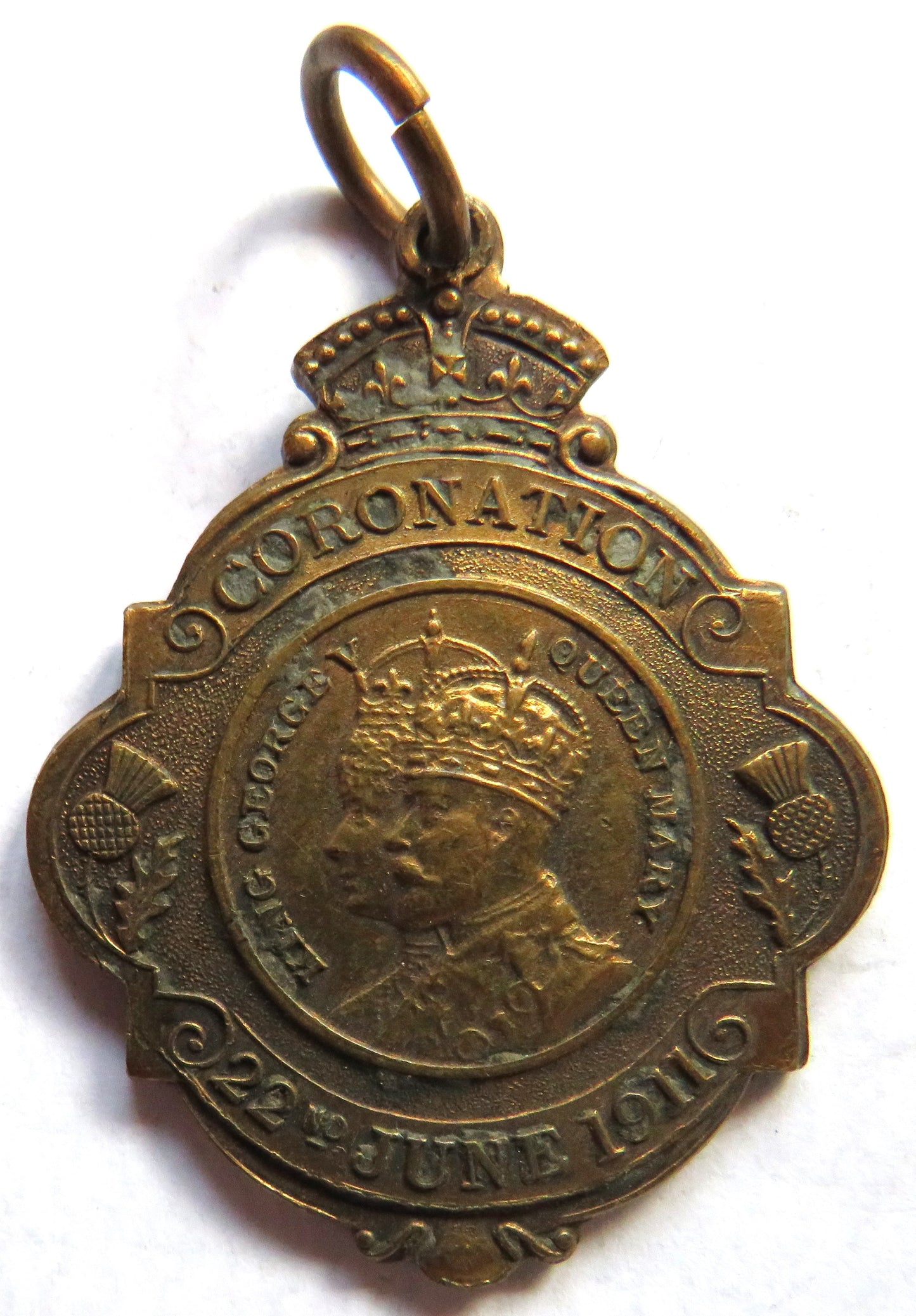 1911 King George V Coronation Corporation Celebration Glasgow Medal