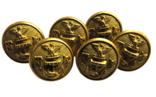 Load image into Gallery viewer, Antique Set of 6 Buttons Of Royal Navy Yacht Club By Firmin &amp; Sons
