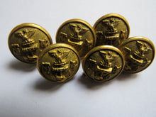 Load image into Gallery viewer, Antique Set of 6 Buttons Of Royal Navy Yacht Club By Firmin &amp; Sons
