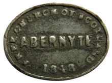 Load image into Gallery viewer, 1848 Abernyte Free Church of Scotland Communion Token
